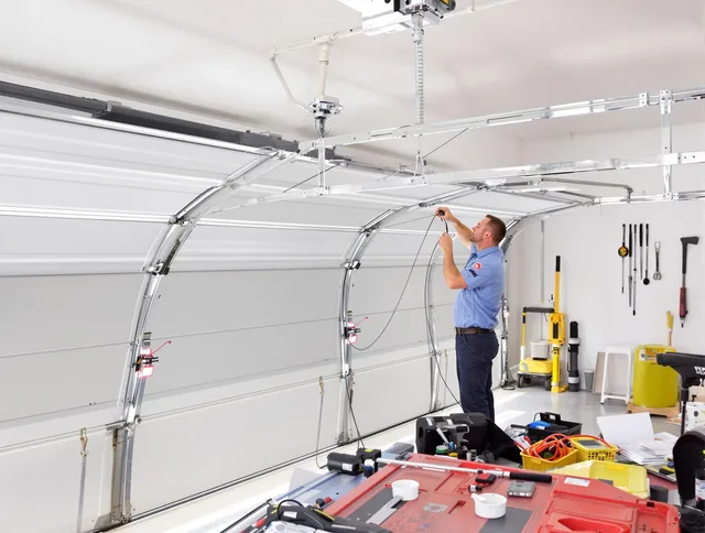 Garage door cable repair service by Jerome Garage Door Repair in Jerome