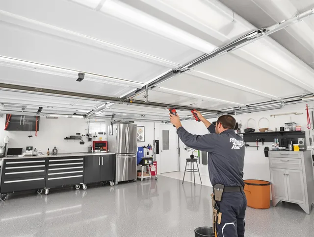 Overhead garage door repair service by Jerome Garage Door Repair in Jerome