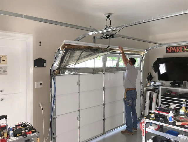 Garage door section replacement by Jerome Garage Door Repair in Jerome