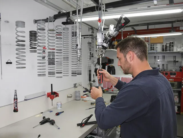 Jerome Garage Door Repair safety certified technician performing precision spring replacement in Jerome